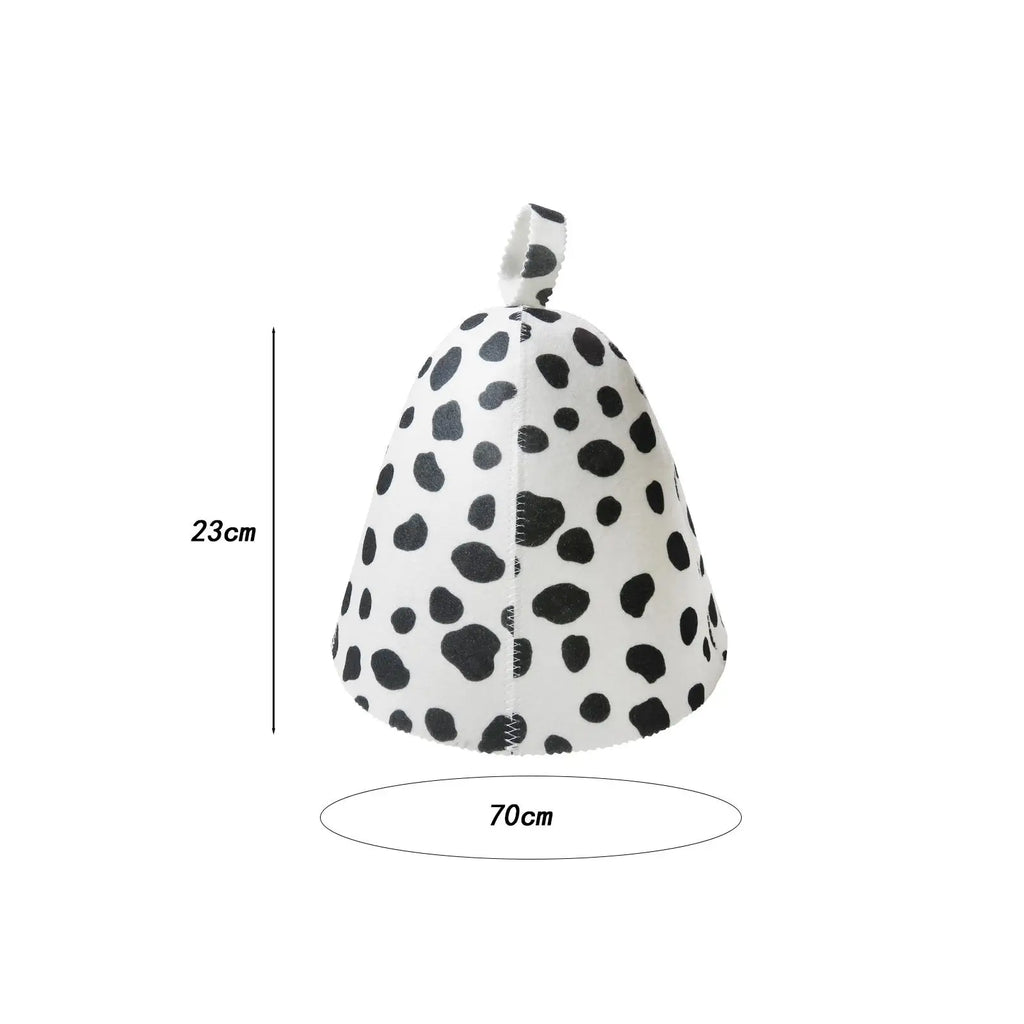 Russian Banya Cap Bath Accessories Water Absorption Felt Sauna Hat Vaporarium Hat for Bathroom Pool SPA Women Men Shower Zpaxo