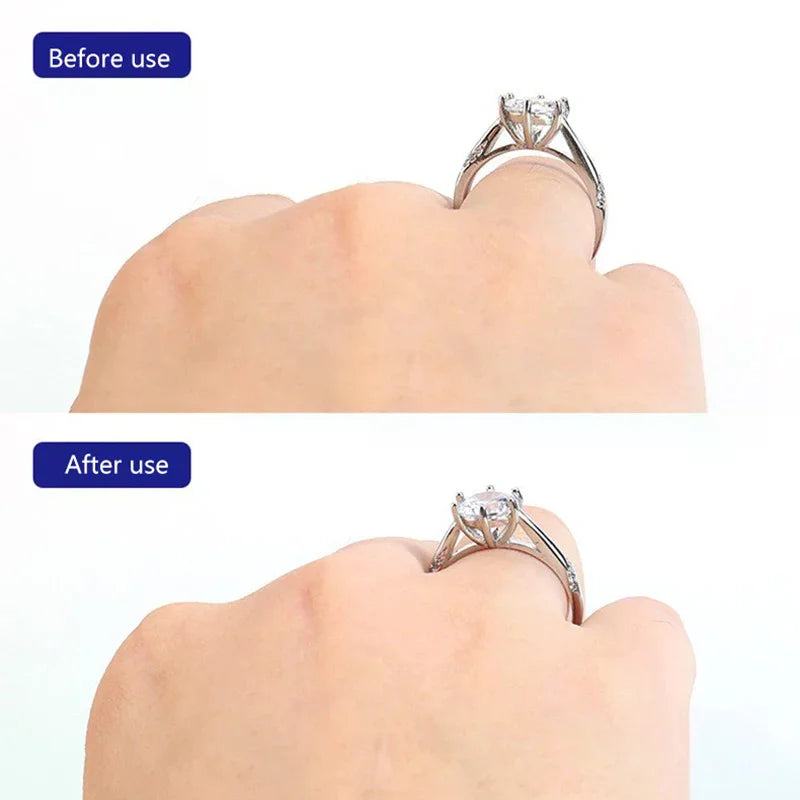 Spiral Spring Based Rings Reduction Pad Essential Adjust Invisible Tightener Fixed Loose Ring Size Ring Ring Size Reducer Tools Zpaxo