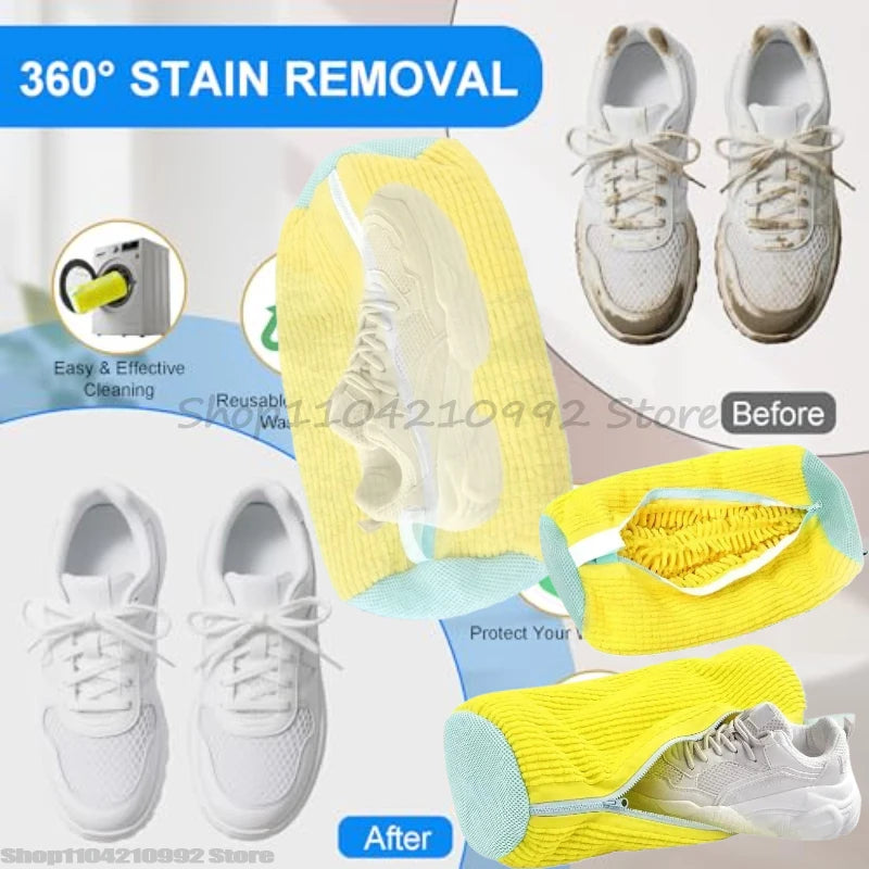 Sneaker Washing Net Bag To Wash Slippers Shoe Laundry Net Washing Machine Bag Slippers Shoes Bags Wash Slippers Washing Shoe Bag Zpaxo