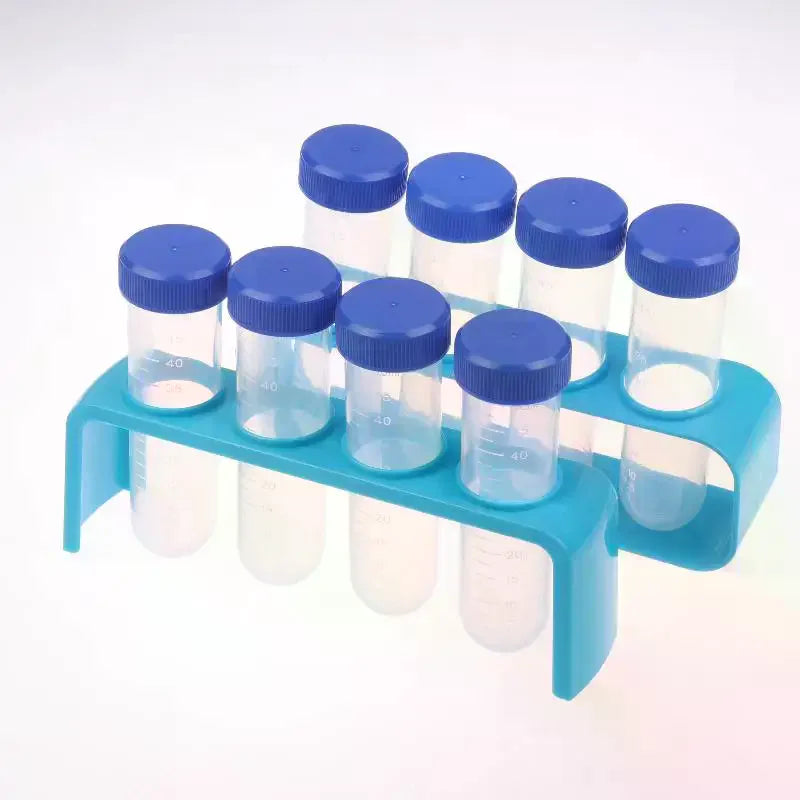 4Pcs Clear 50ml Centrifuge Tubes With Test Tubes Stands Science Kit For School Science Experiment Educational Suppiles Zpaxo