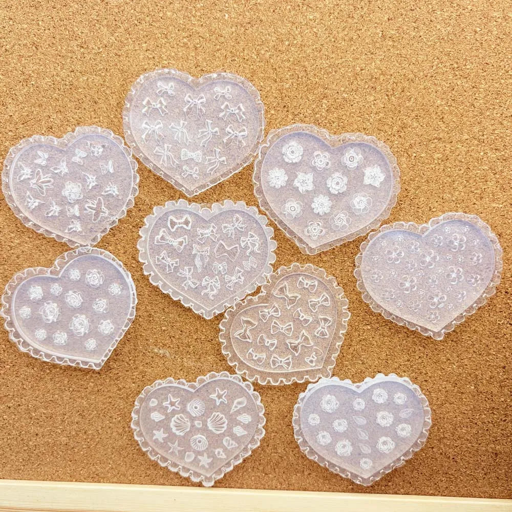 3pc Flower Silicone Nail Art Mold – Rose & Camellia DIY Set Nail Art Mold Zpaxo
