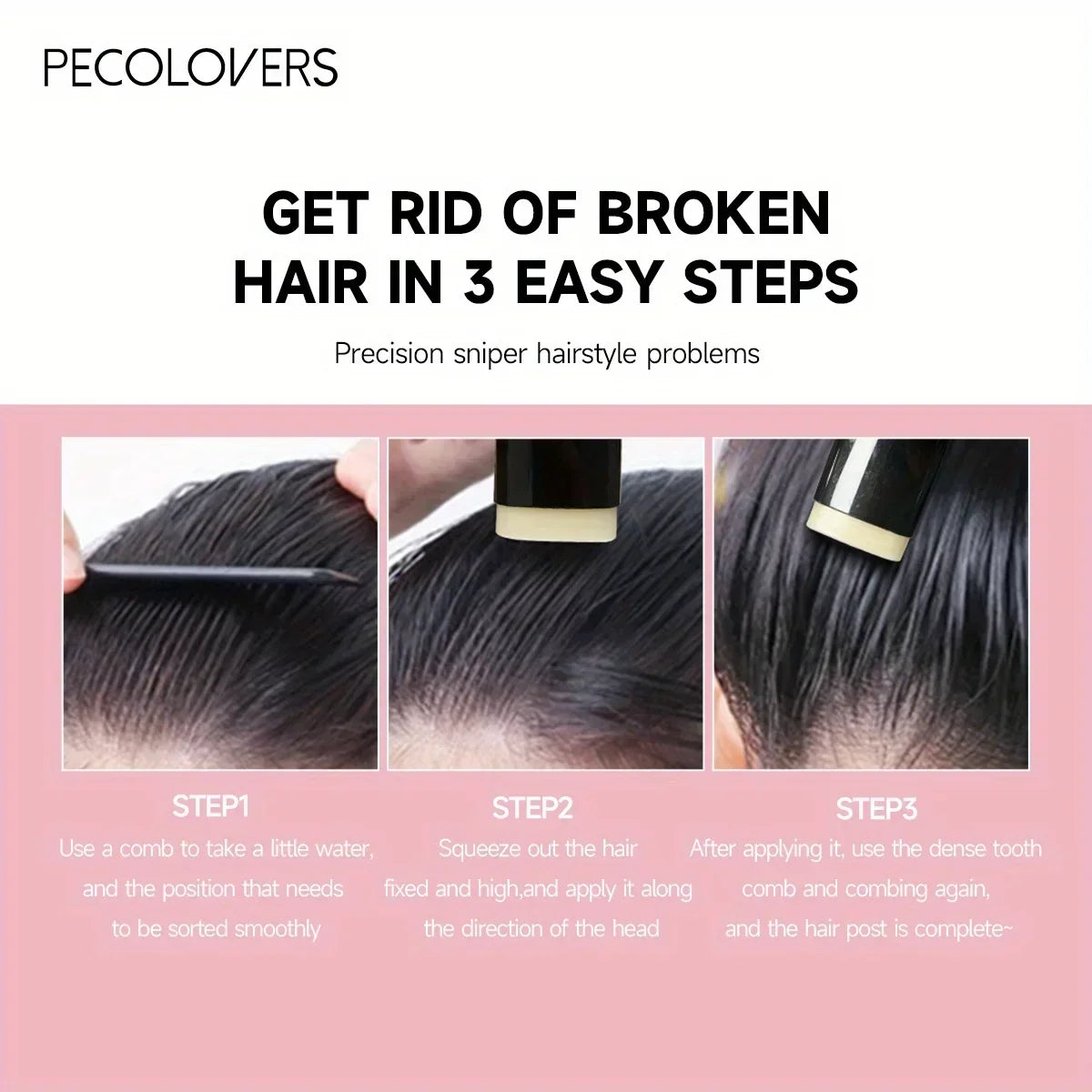 Fruity Hair Wax Stick, Broken Hair Finishing, Long-lasting, Easy To Use, for Daily Makeup Zpaxo
