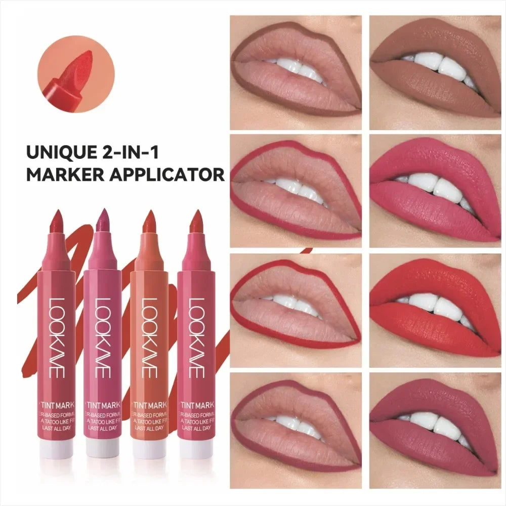 Plump Liquid Lipliner Pen Lasting Lipstick Marker Stick Waterproof Zpaxo