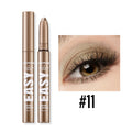 Multi Color Matte Pearlescent Eye Shadow Stick, Eyeliner Pen And High Light Pen, Smooth And Natural Color Zpaxo 11