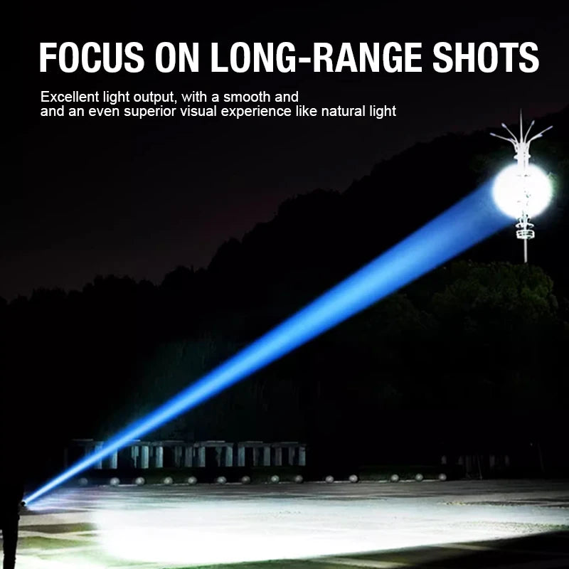 Rechargeable Multi Light Source Ultra Bright Flashlight Outdoor