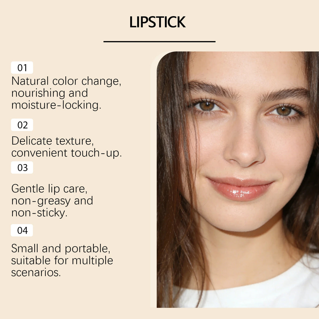 Gold Foil pH Color Changing Lip Balm | Moisturizing Lip Gloss Color Changing Lip Gloss Zpaxo