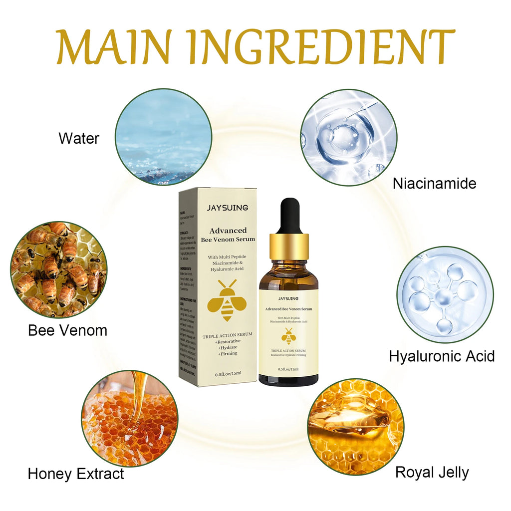 Jaysuing Bee Venom Serum – Anti-Aging Firming Face Essence Face Serum Zpaxo