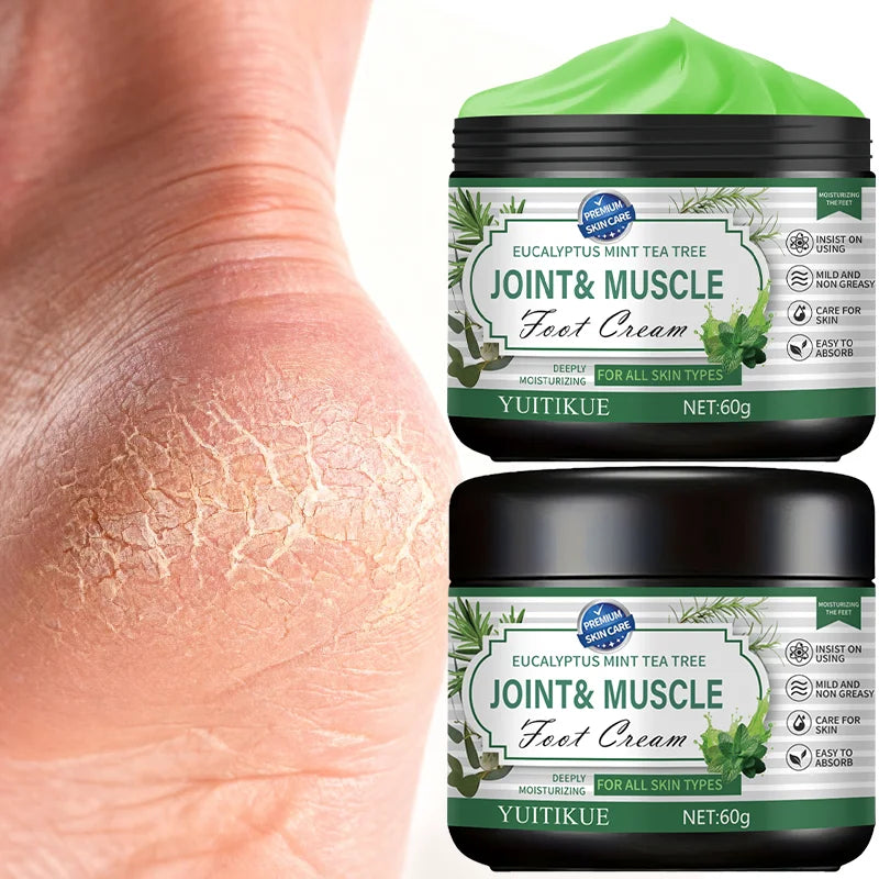 Eucalyptus Mint Tea Tree Foot Cream 60g – Moisture & Muscle Care Foot Cream Zpaxo