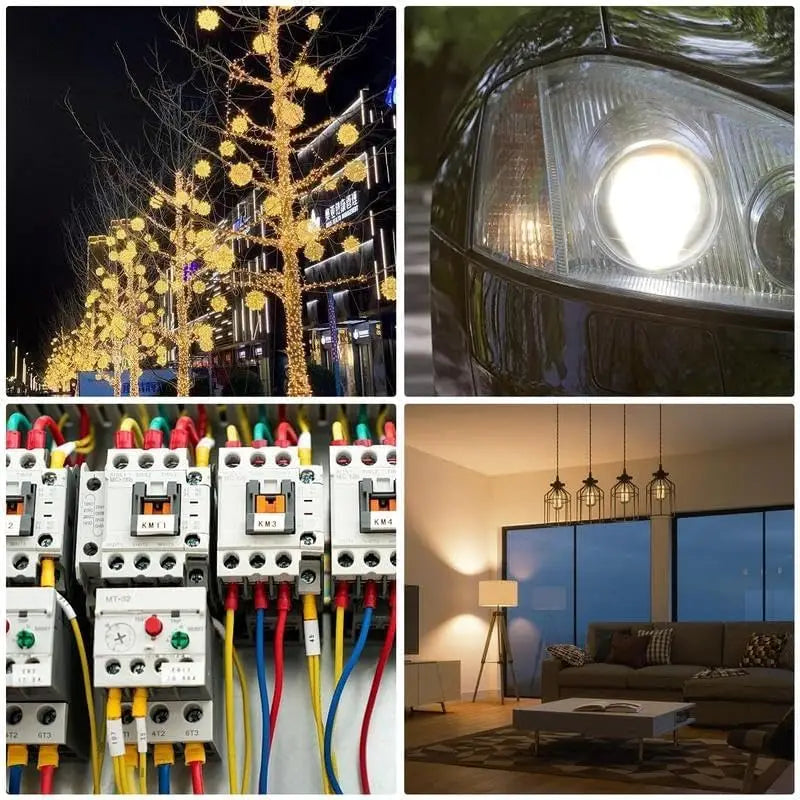 Waterproof Dual-wire LED Connectors Locking Plug-in Cable Low Voltage