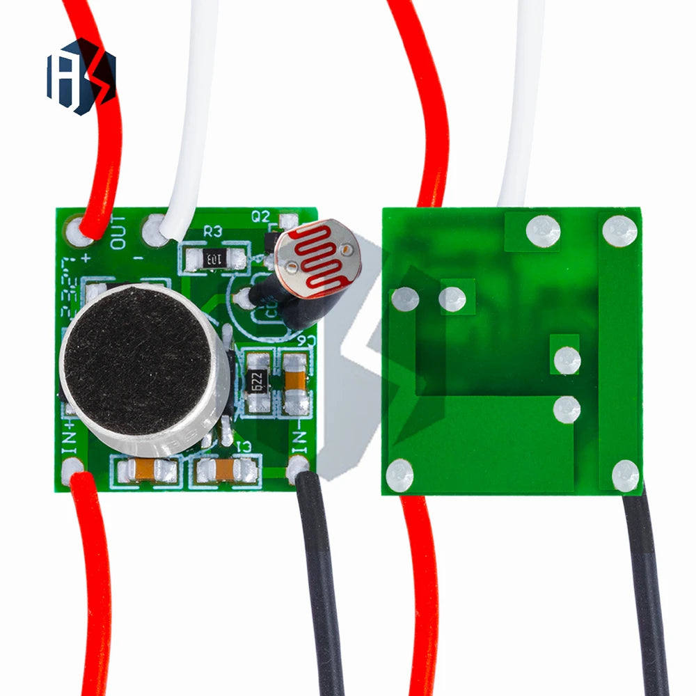 3~30V Sound Light Sensor Switch Module, 5V-24V Voice & Photosensitive Controller for DIY LED Driving Zpaxo