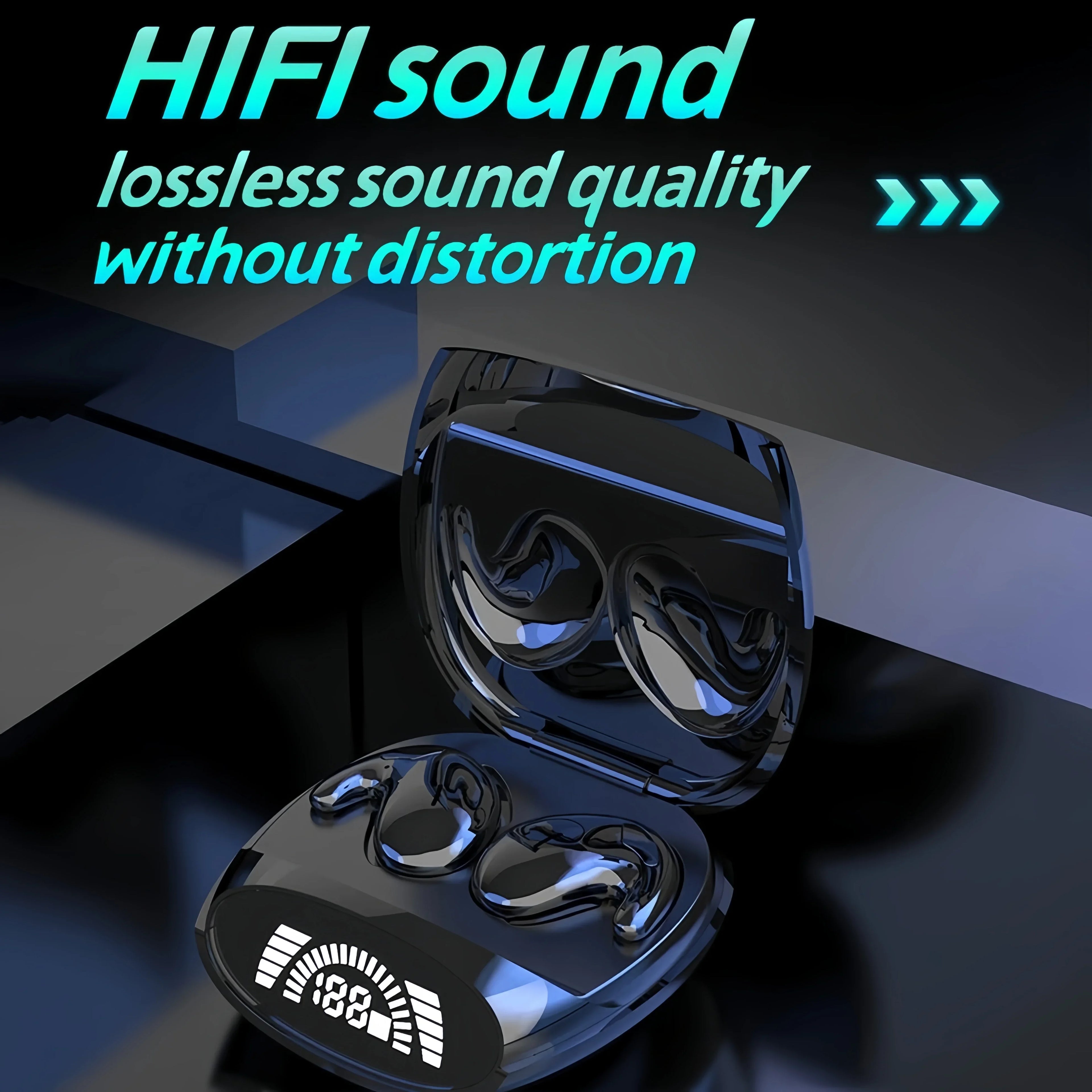 Invisible Sleep Earphones Bluetooth 5 3 Headphones TWS Wireless