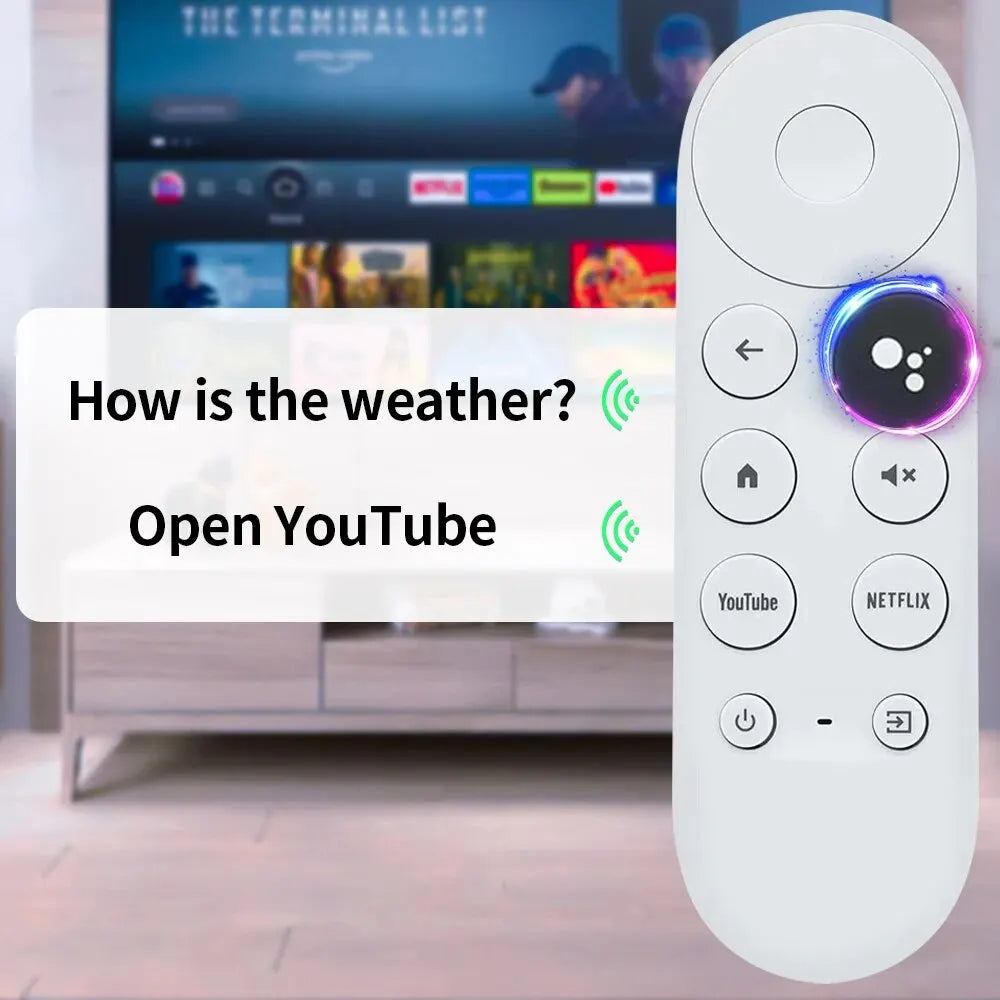 (Remote ONLY)G9N9N Replacement Voice Remote Control For Google Chromecast Remote Control 4K Snow Smart TV Streaming Media Player Zpaxo