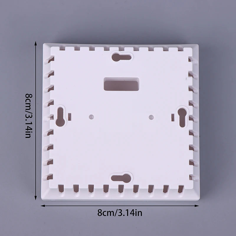 Plastic Junction Box Smoke Sensor Shell Power Enclosure Electronic Zpaxo White