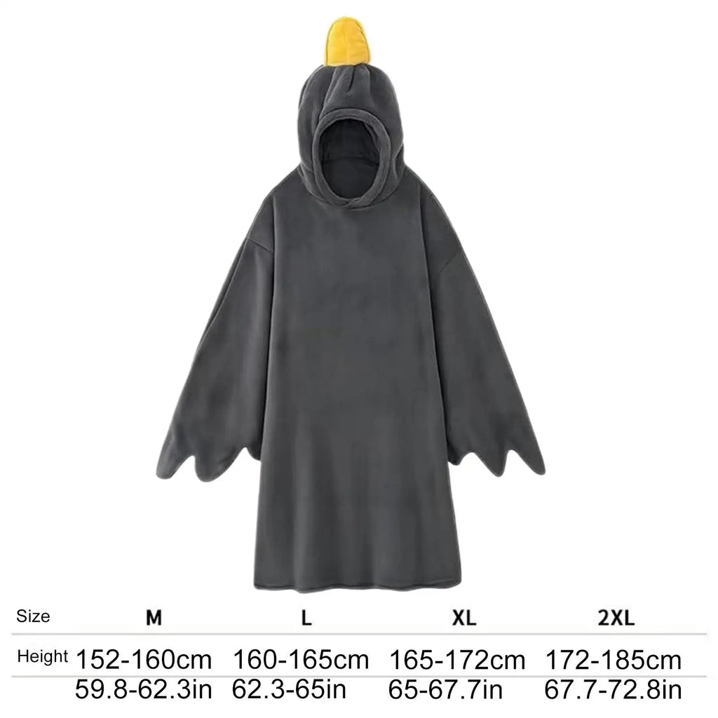 Duck Onesie Warm Funny Sleeping Costume Oversized Blankets Hooded