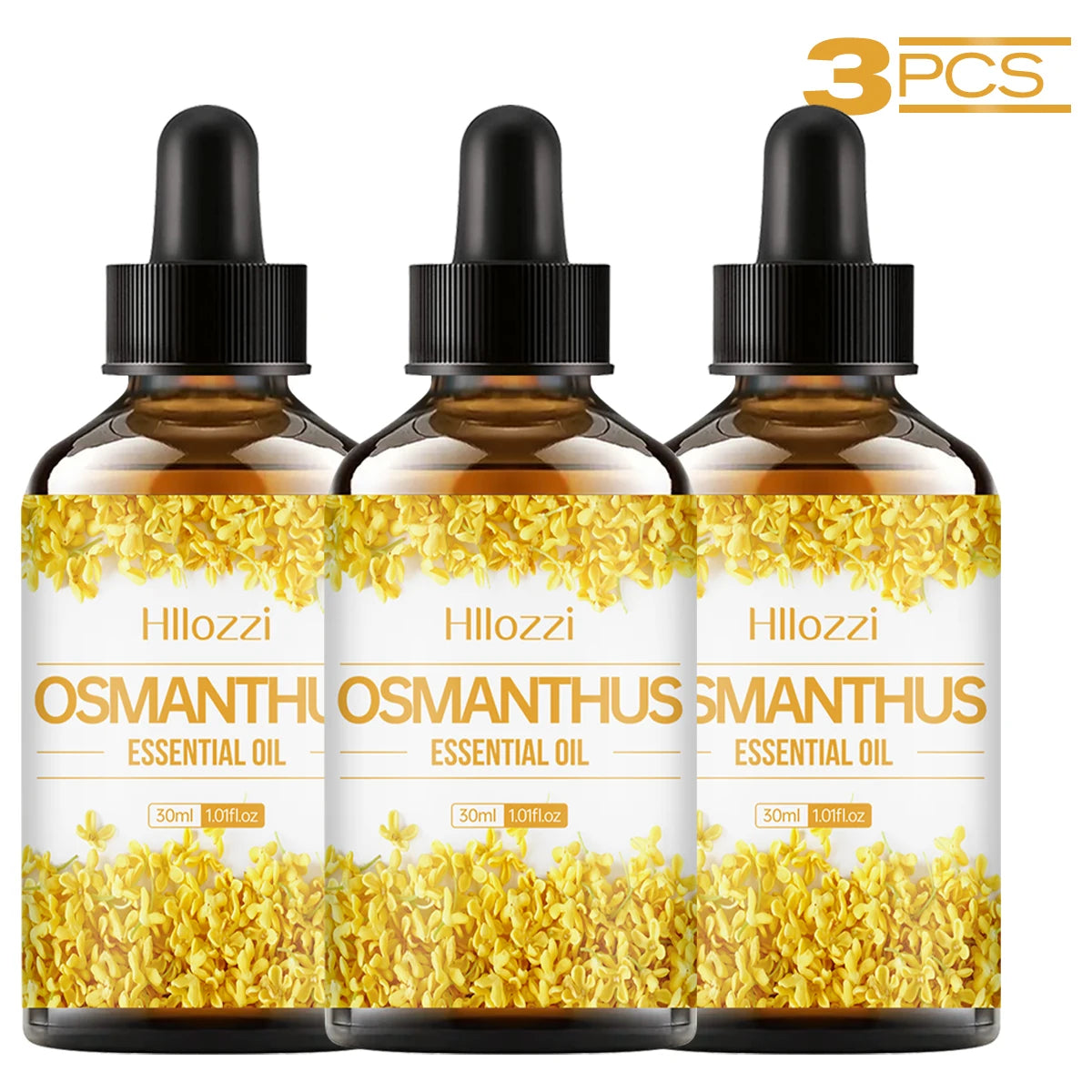 Plant Essential Oil 3 Fruit Aromatherapy Soap Making DIY Multi Zpaxo OSMANTHUS 3PCS 30ml