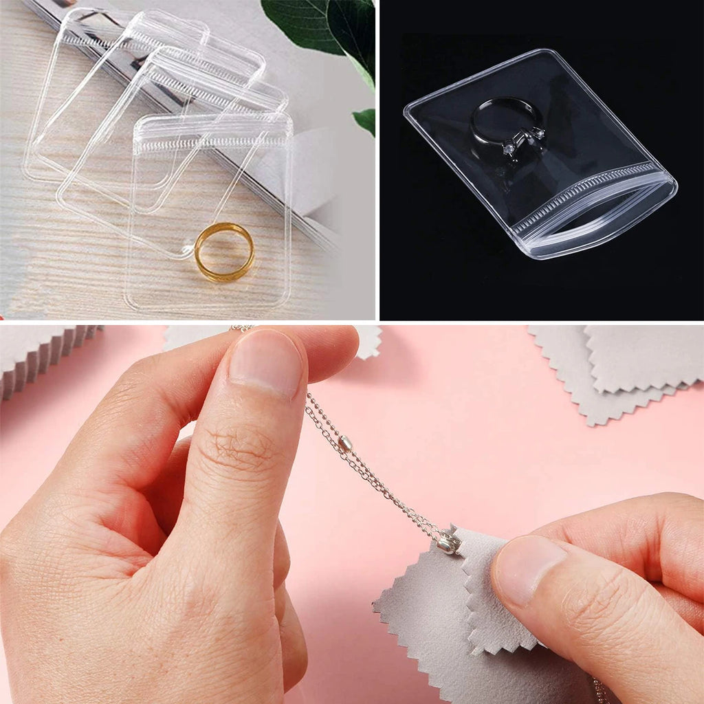 Velvet Jewelry Display Tray Set – Ring, Earring & Necklace Organizer