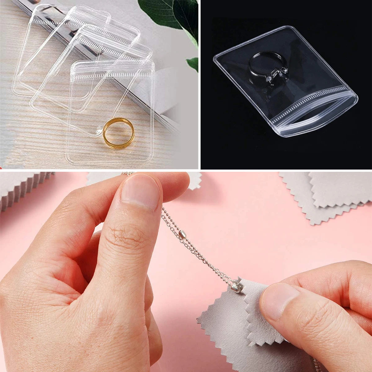Velvet Jewelry Display Tray Set – Ring, Earring & Necklace Organizer