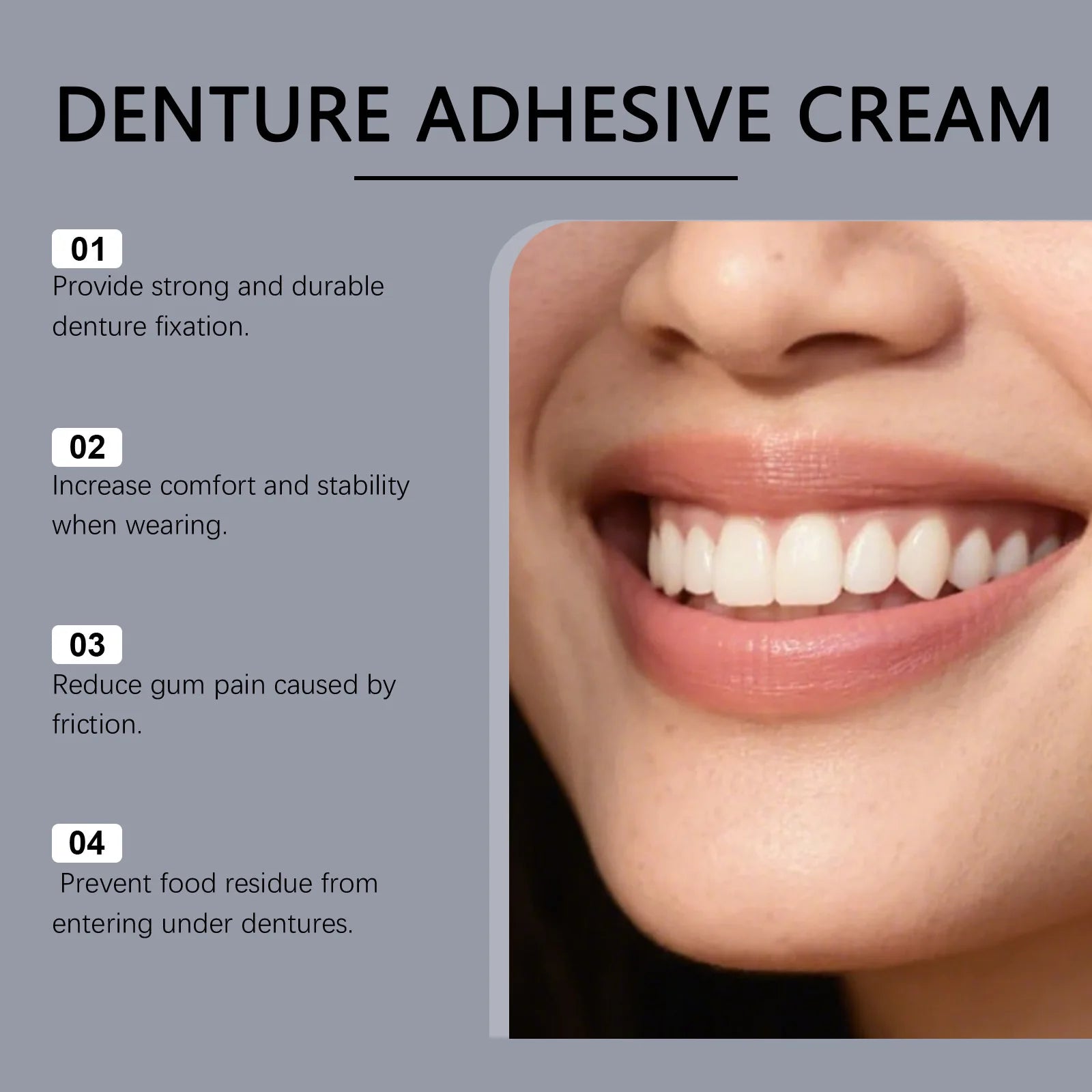 Thermoplastic Denture Adhesive – Extra Hold Secure Fit 20g Denture Adhesive Zpaxo