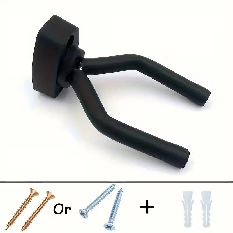 1pcs Alloy Wall-Mounted Guitar Rack – Hanger for Guitar, Ukulele, Bass & Violin, Home Instrument Display Zpaxo