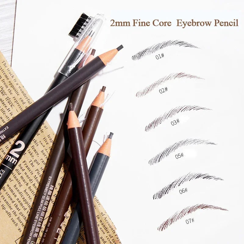 1- Eyebrow Pencil Waterproof Long Lasting Enhancers Professional