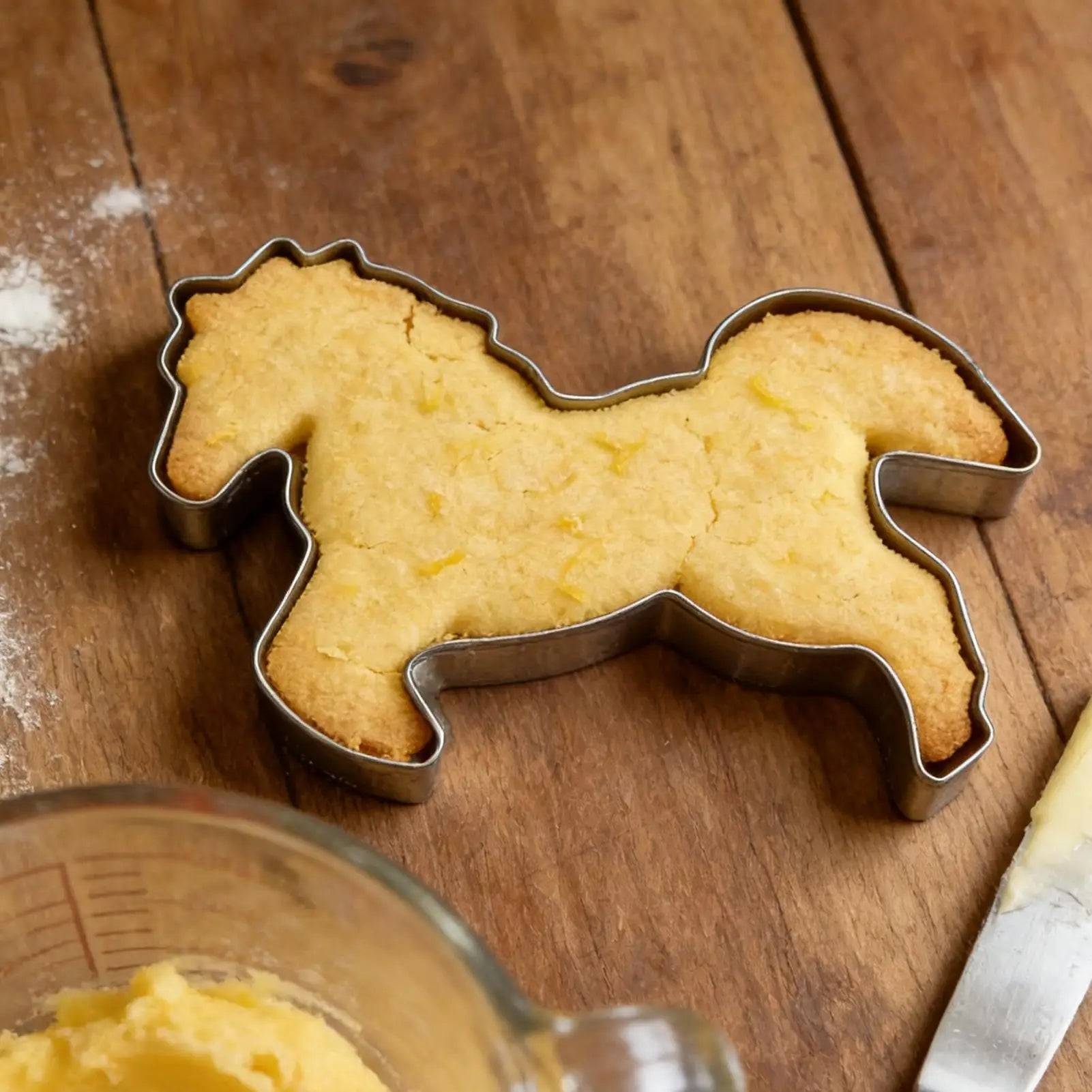 Horse Cookie Cutter Stainless Steel Horse Cookie Cutter Mould Rocking Horse Shapes Biscuits Cutter Fondant Pastry Baking Tools Zpaxo