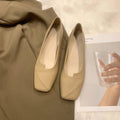 Square Ballet Shoes Women's 2025 Sweet Flat Soft Bottom French Retro