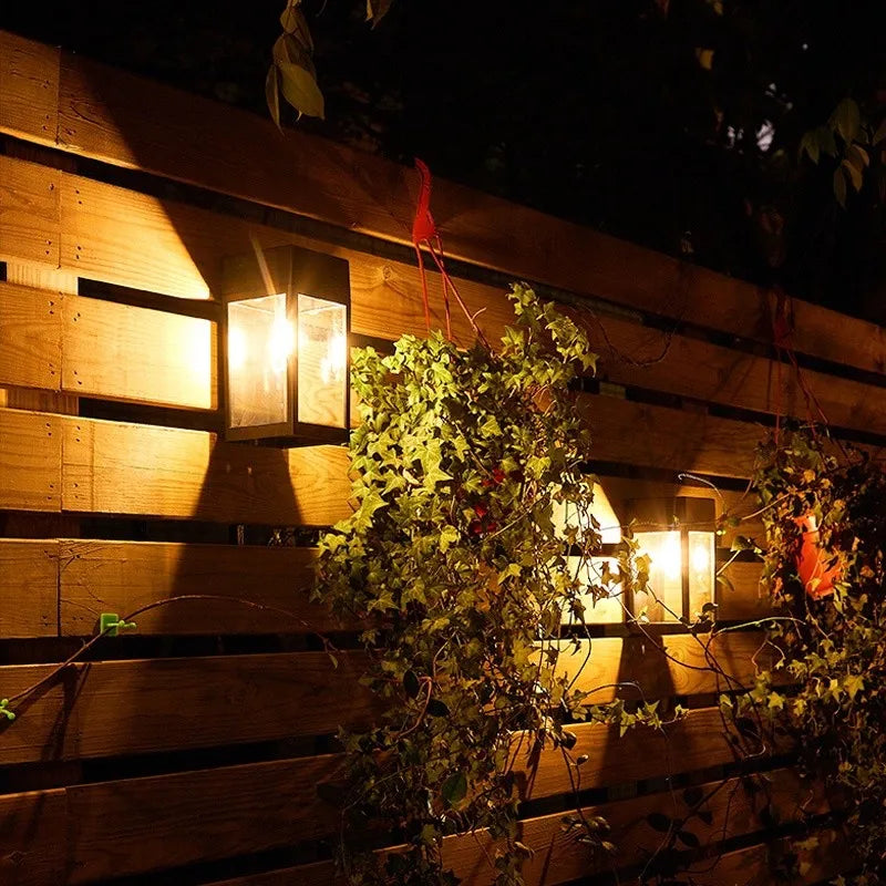 Solar LED Light Outdoor Garden Decor Control Sensor Wall Waterproof Zpaxo