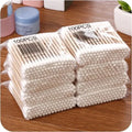 500-Pack Double-Head Wood Cotton Swabs – Ear, Nose & Makeup Cotton Swabs Zpaxo 500pcs