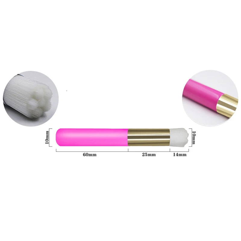 Professional Eyelash Extension Shampoo Cleaning Brush Pink Shining Eye Lash Lift Foam Cleaner Brushes Nose Face Clean Tools Zpaxo Rose Red Flower