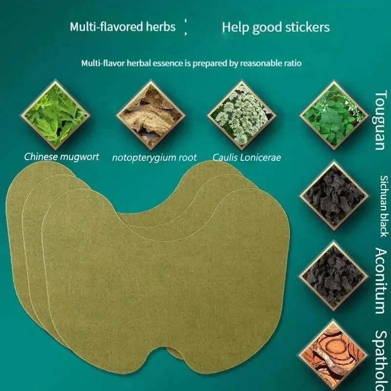 Mugwort Self-Heating Patches – Knee, Neck & Shoulder Warmth