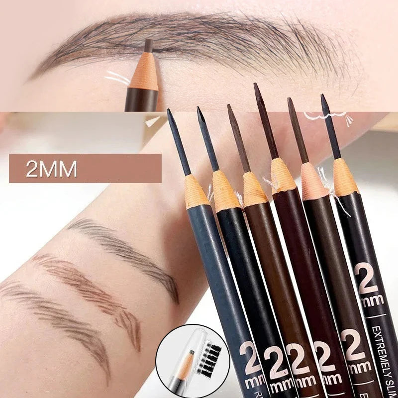 1- Eyebrow Pencil Waterproof Long Lasting Enhancers Professional