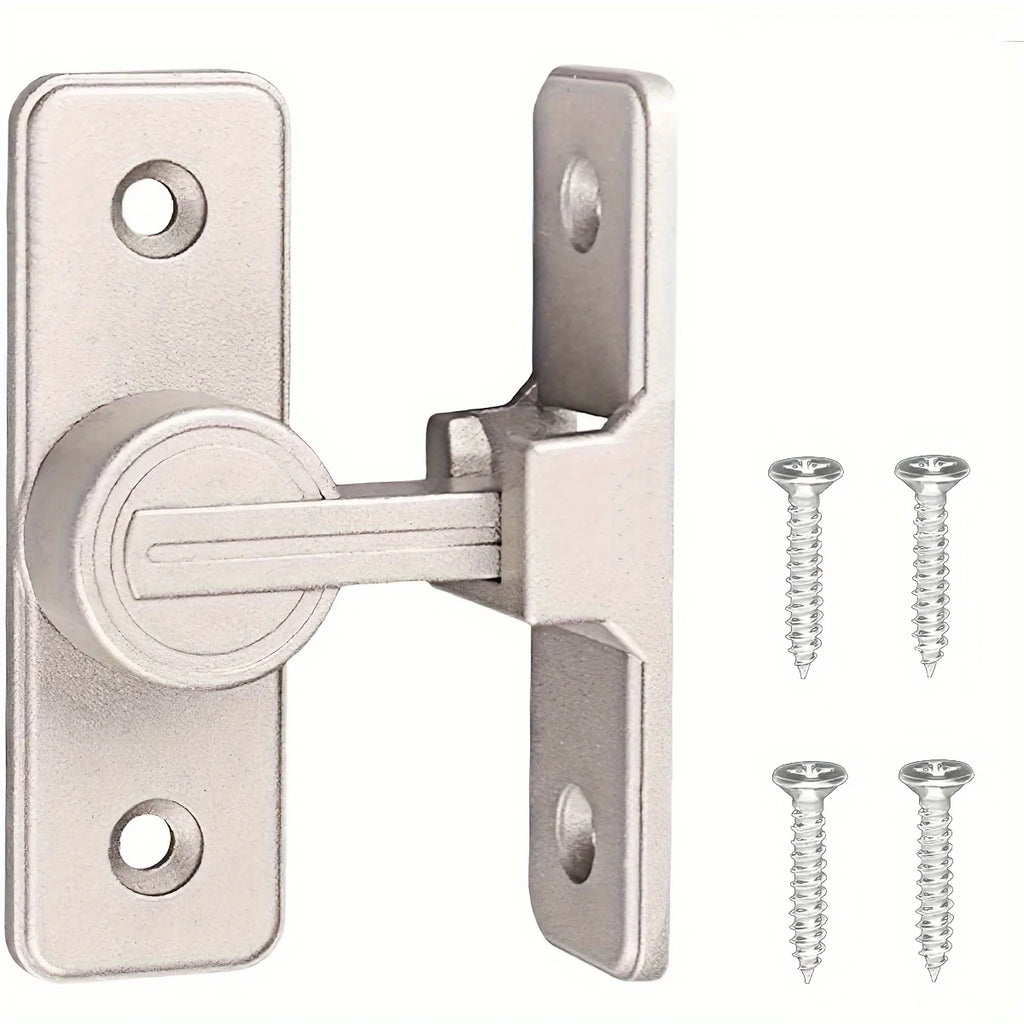 Heavy-Duty Zinc Alloy Sliding Door Lock – 90° & 180° Anti-Theft Door Security Lock Zpaxo 1 Set