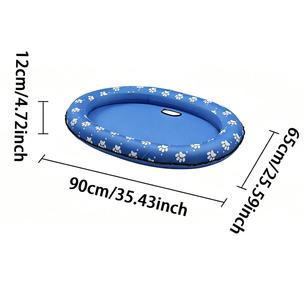 Dog Pool Float Waterproof Portable Foldable Swimming Soft Cooling Pet