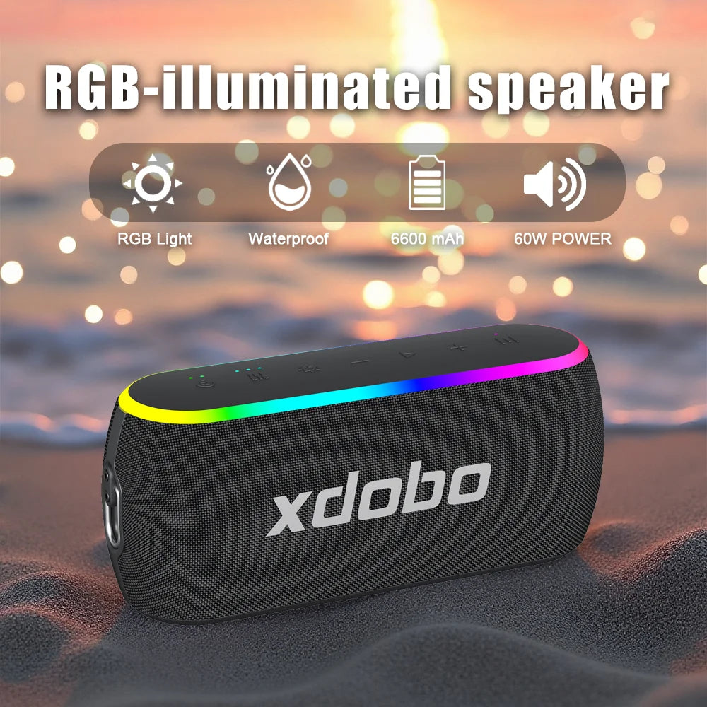 XDOBO X8III Bluetooth Speaker Wireless Subwoofer 60W Powerful Deep Zpaxo