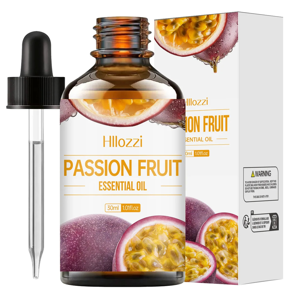 30mlPassion Fruit Essential Oil Skin Brightening, Hydrating, Hair Repair, Aromatherapy Humidifier Soap Multi-purpose essential Zpaxo PASSION FRUIT 1PCS 30ml Fruit