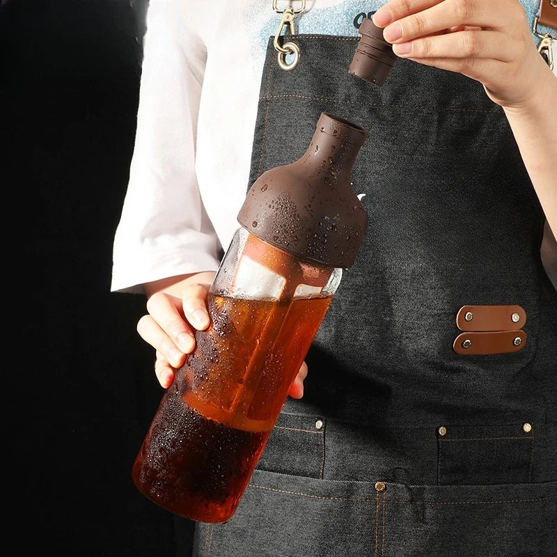 1000ML High Borosilicate Glass Cold Extraction Cup, Coffee Cold Extraction Pot, Household Cold Brewed Fruit Tea Pot Zpaxo