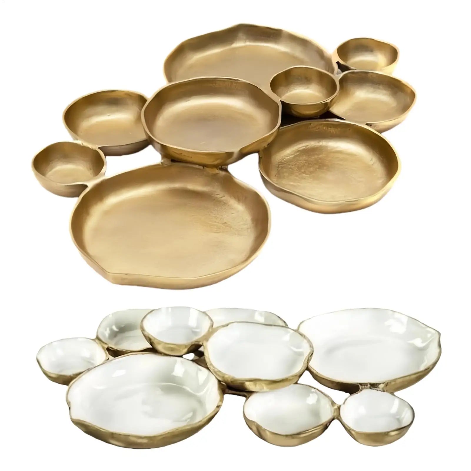 Serving Bowls Nine-grid Plate Home Decor Charcuterie Tray Snacks Nuts