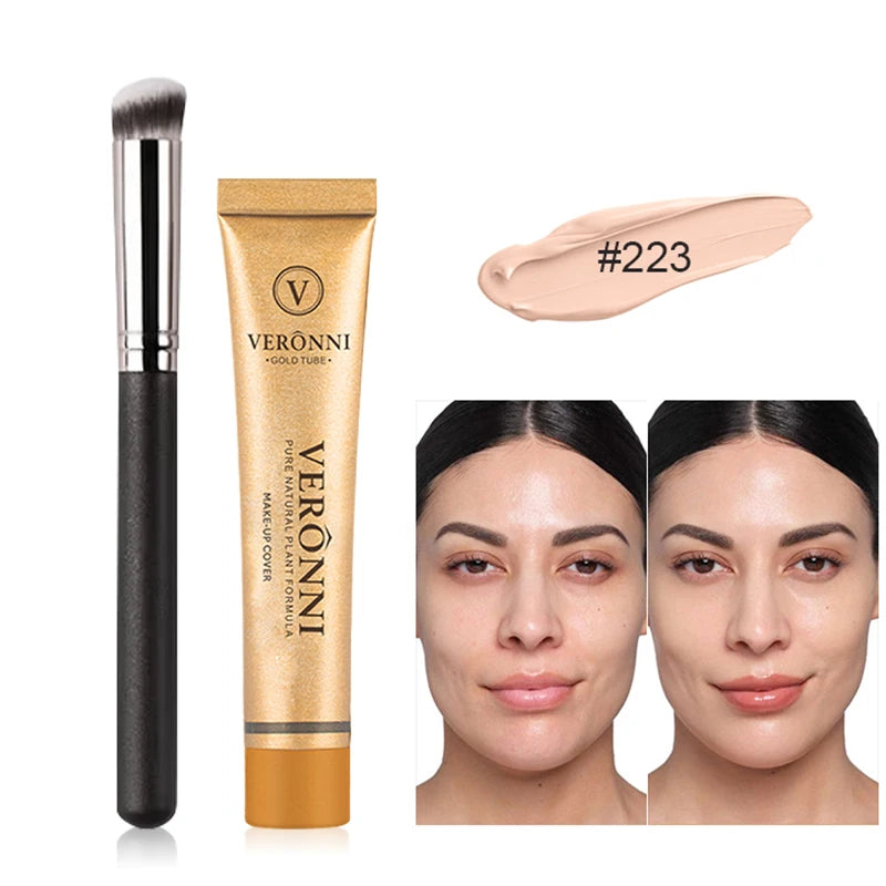 14 Liquid Concealer Foundation Moisturizing Long-lasting Lightweight Zpaxo 223