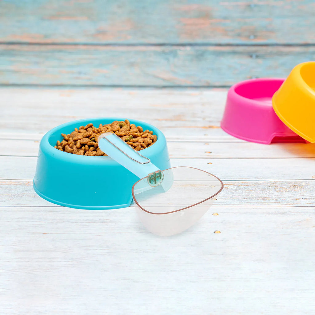 Dog Food Scoop Cat Stainless Steel Seal Clip Accurate Measuring
