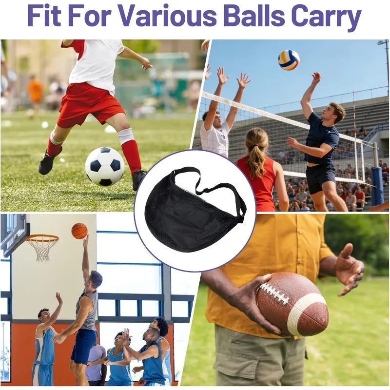 Anti-Tear Mesh Ball Bag – Basketball, Soccer & Volleyball