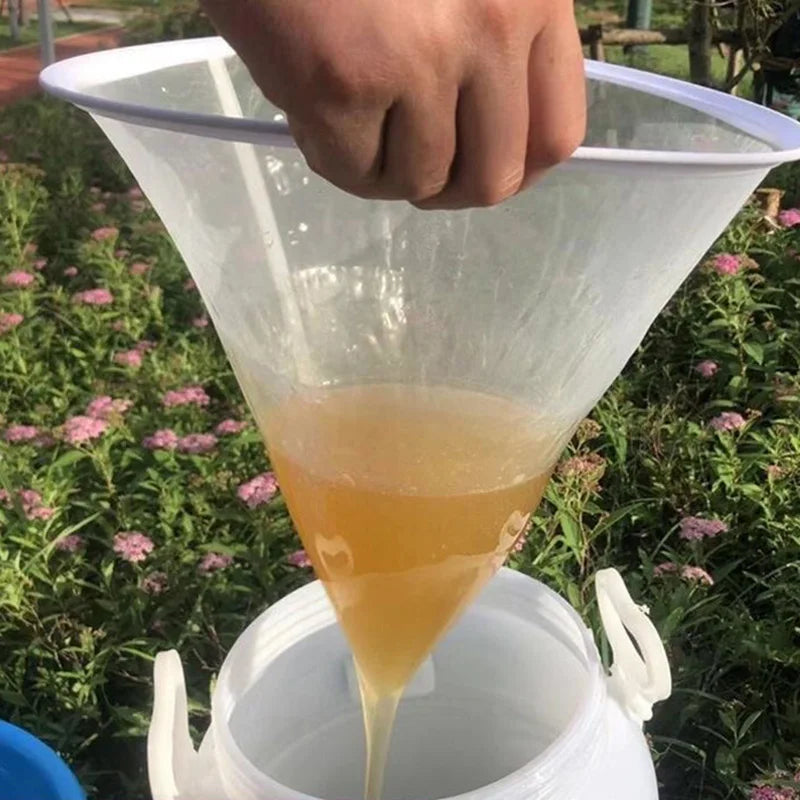 Beekeeping Equipment Bee Honey Filter Nylon Cone-shape Screener Hive