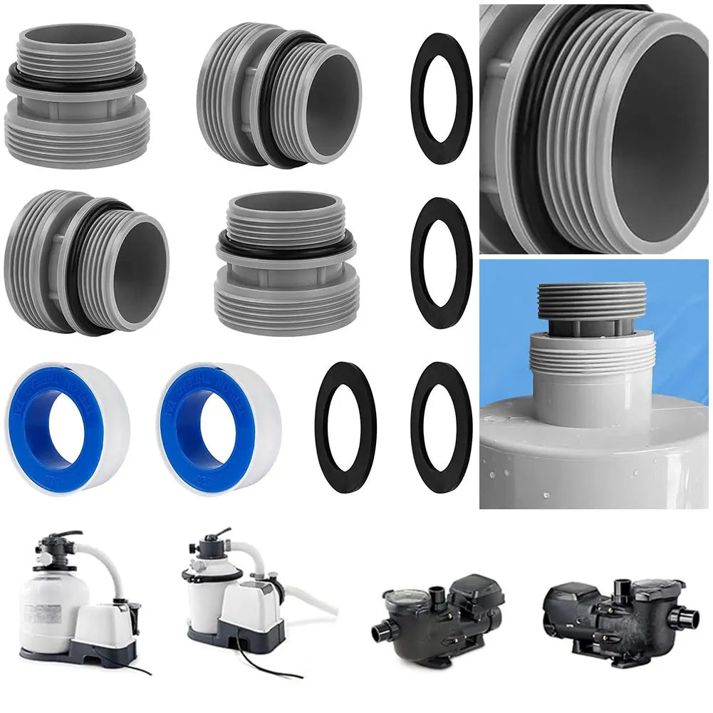 Pool Hose Adapter Clamp Washer Pump Connector Filter Hoses Conversion
