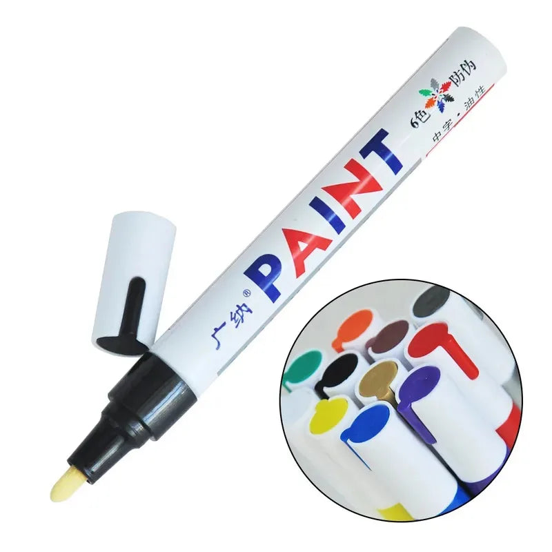 Waterproof Permanent Tire Paint Marker Pen – Car, Bike & Metal