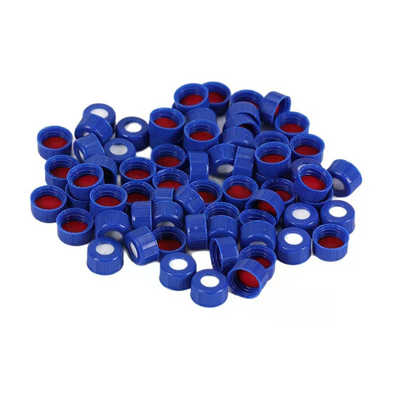 Blue Open-topped Polypropylene Cap Plastic Septa Chromatography Vial Zpaxo