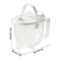 Rice Washer Kitchen Colanders Strainer Bowl with Lid Household Vegetable Washing Strainer for Home Hotel Restaurant Zpaxo Transparent