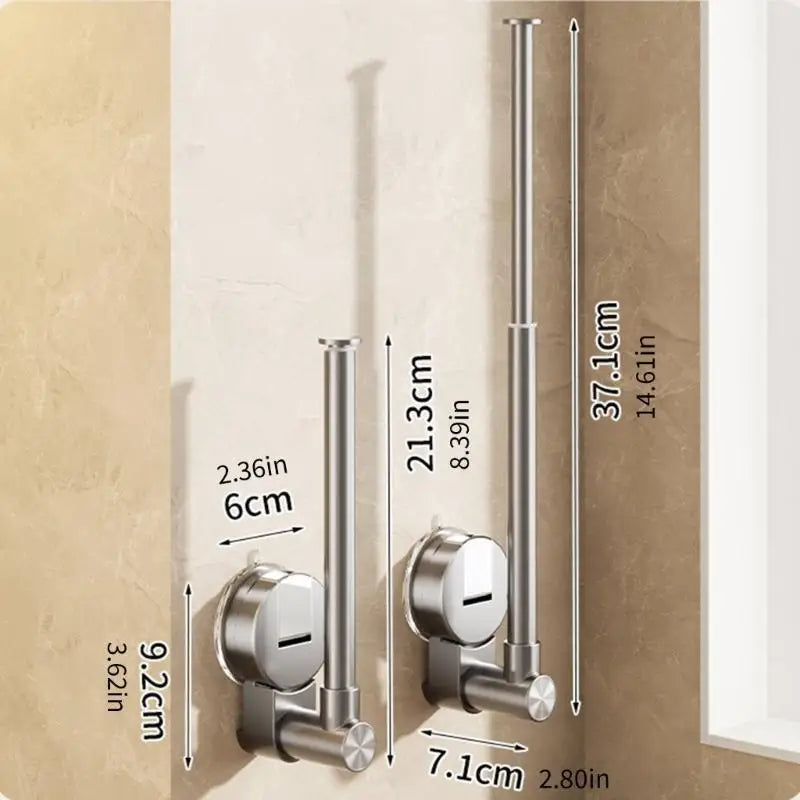 Drillless Needed Aluminum Alloy Expandable Household Foils Paper