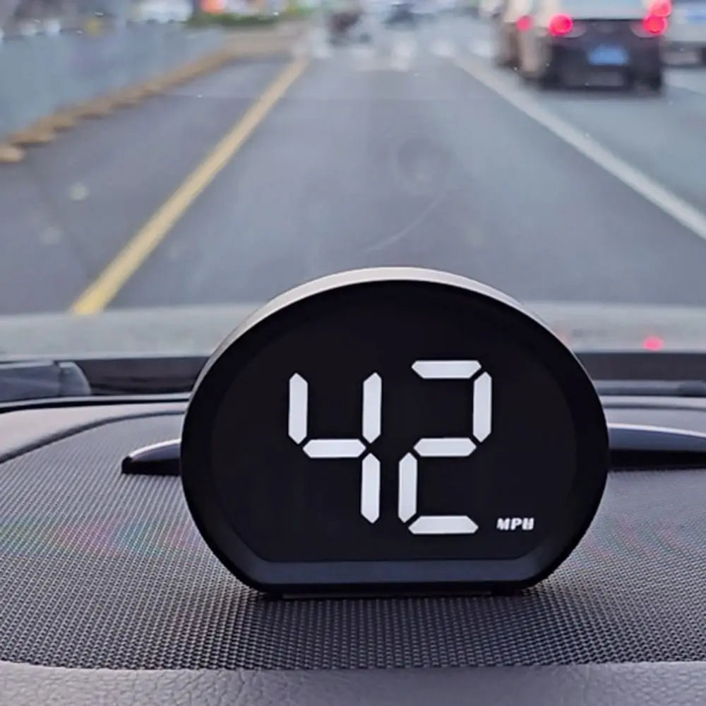 KMH MPH GPS Car Digital Speedometer Plug&play Universal Vehicle Speed Zpaxo
