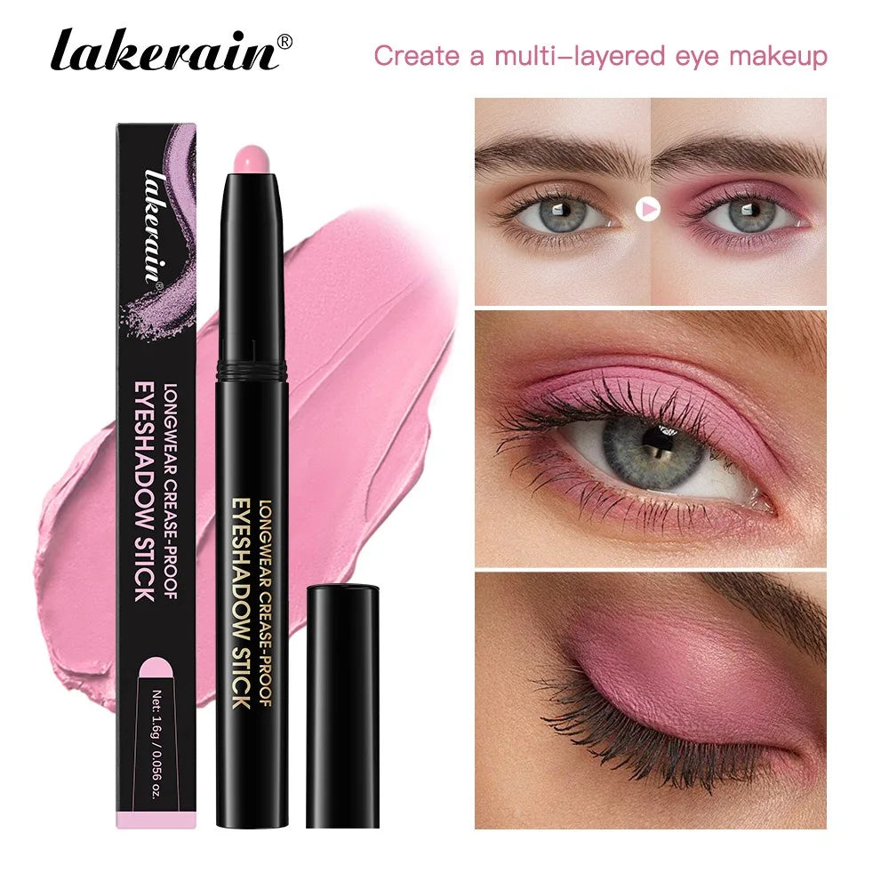 10 Colors Longwear Crease-proof Eyeshadow Pencil Stick Lasting