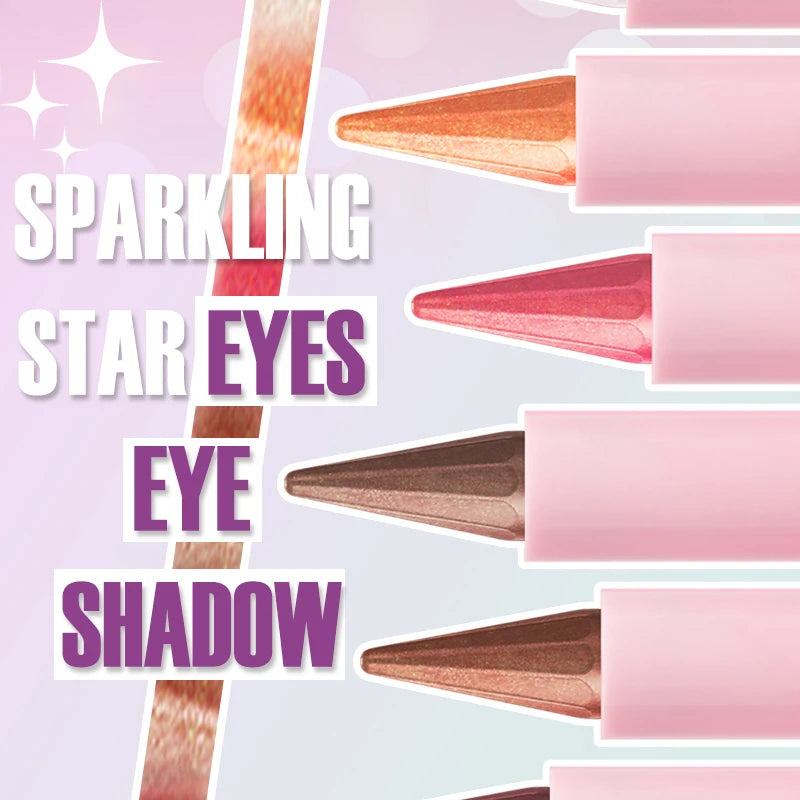6-color Eye Shadow Suit Easy Apply Durable Waterproof Sweat Proof