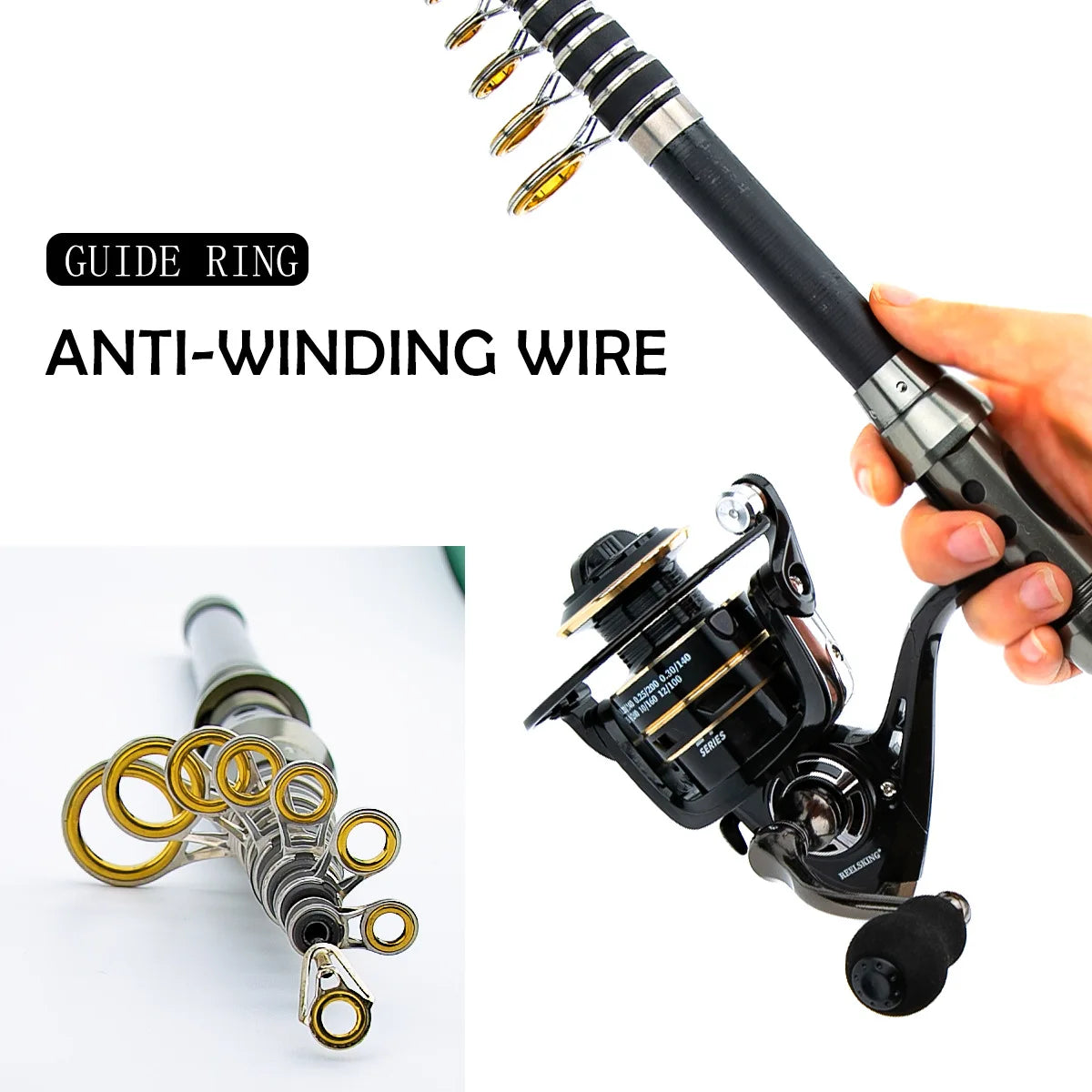 Telescopic Lure Fishing Rod Set – Baitcasting Sea & Lake Rod